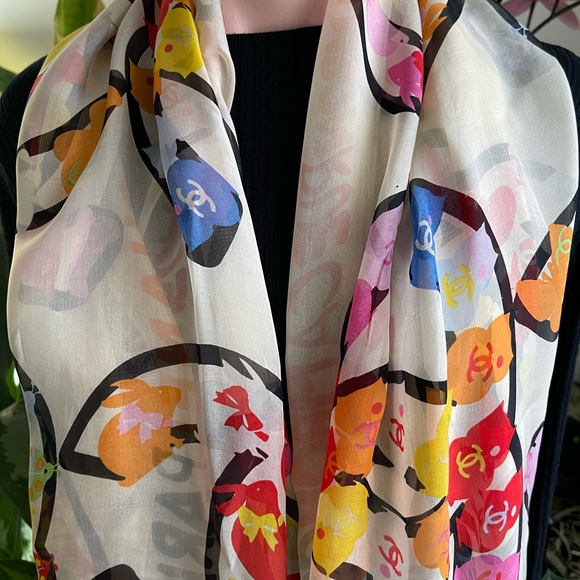 Chanel Rue Cambon Silk Scarf. - Picture 2 of 16